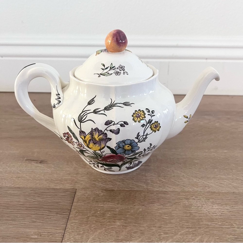 Vintage Copenhagen Spode England Gainsborough Teapot & Lid -‎ Mint Rare